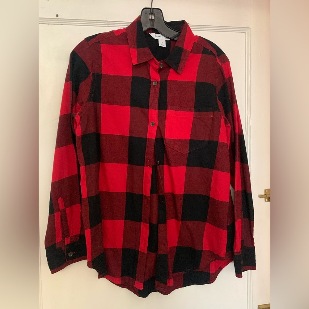 Black and red flannel